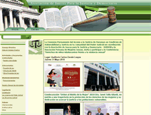 Tablet Screenshot of jusdem.org.pe